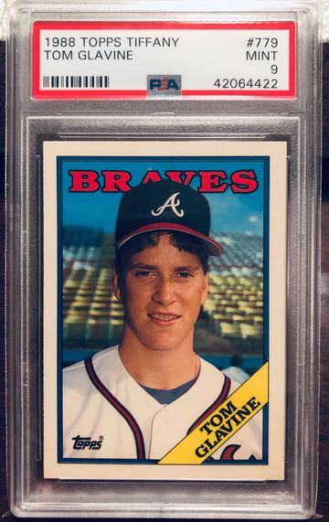 1988 Topps Tiffany Tom Glavine #779 PSA 9