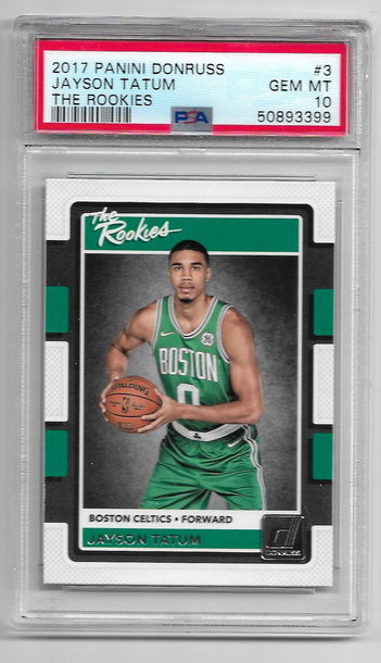 Jayson Tatum 2017 Donruss The Rookies PSA 10