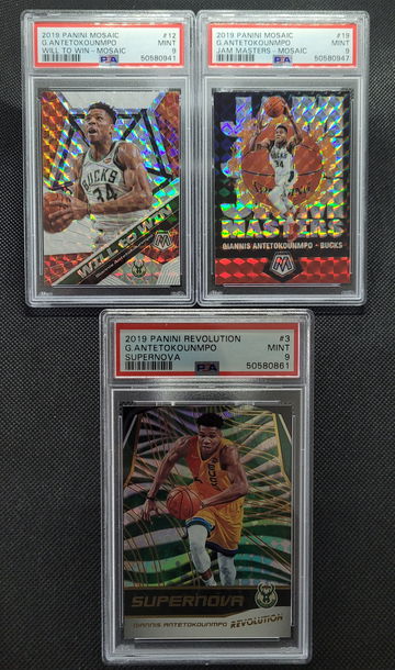 2019 Giannis Antetokounmpo Insert Mosaic Revolution