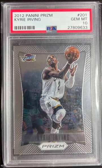 2012 Panini Prizm Kyrie Irving #201 PSA 10 Gem Mint