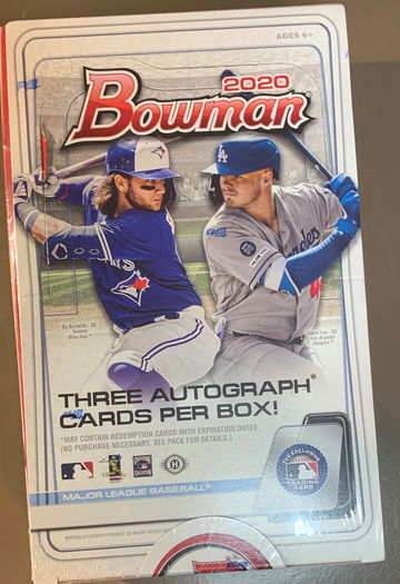 2020 Bowman Baseball Jumbo Hobby Box