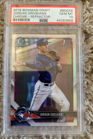 2018 bowman Jordan groshans 