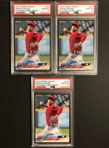 Shohei Ohtani lot of (3)