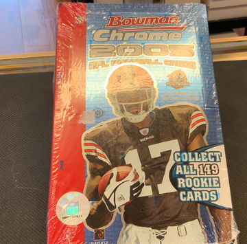 2005 Bowman Chrome Football Hobby Box