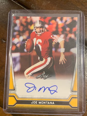 12 Card Joe Montana Lot with Autograph 