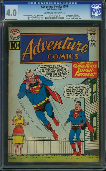 ADVENTURE COMICS #289, CGC 4.0 VG