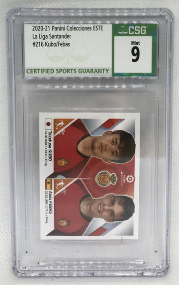 2019 Panini La Liga Santander #216 Takefusa Kubo / Aleix Febas Rookies CSG 9