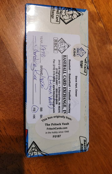 1973 Topps Football Vending Box - BBCE Certified