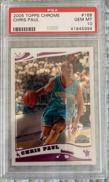 Chris Paul 2005 Topps Chrome PSA 10