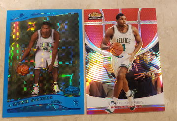 Ryan Gomes RC LOT 2005 Topps Chrome Blue Xfractor /90 & Finest Red Refractor /169