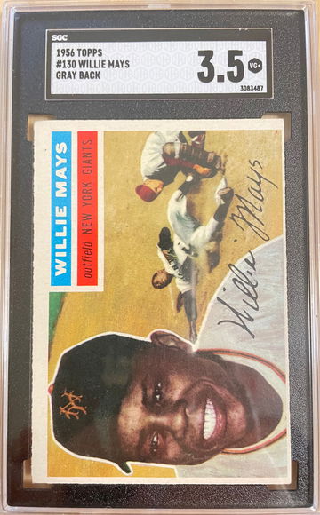 1956 Topps Willie Mays #130 SGC 3.5