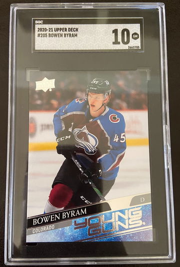 2020-21 Upper Deck Bowen Byram Young Guns SGC 10