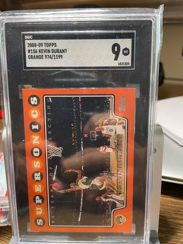 2008 Kevin Durant Topps Chrome Orange /1199