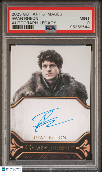 2023 Rittenhouse Game Of Thrones Art & Images Autographs Iwan Rheon PSA 9
