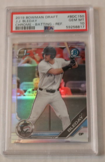 2019 Bowman Chrome J.J. Bleday Refractor PSA 10