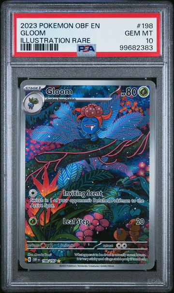2023 Pokemon #198/197 Gloom Illustration Rare PSA 10
