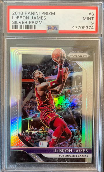 2018 Lebron James Silver Prizm PSA 9