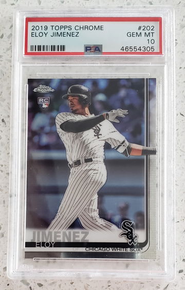 2019 Topps Chrome Eloy Jimenez Rookie RC PSA 10