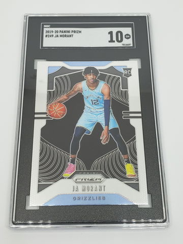 2019-20 Prizm Ja Morant SGC 10 Gem Mint RC