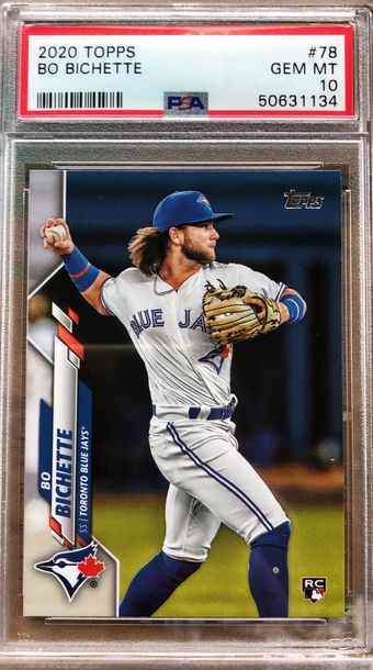 2020 Topps Bo Bichette PSA 10