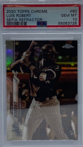 Luis Robert sepia refractor psa 10