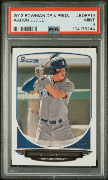 2013 Bowman Draft Picks and Prospects Aaron Judge #BDPP19 PSA 9