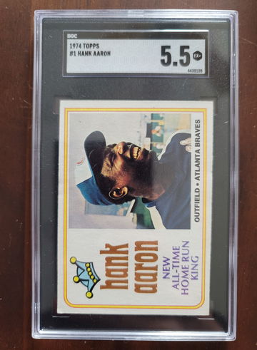 1974 Topps Hank Aaron #1 