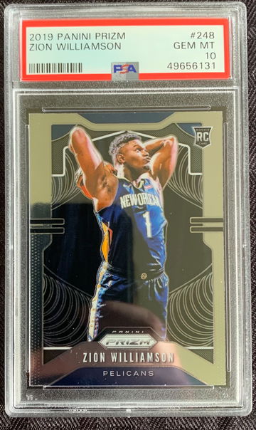 2019 Prizm Zion Williamson PSA 10 Gem Mint RC!