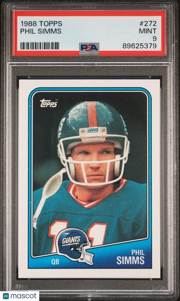 1988 Topps Phil Simms #272 PSA 9
