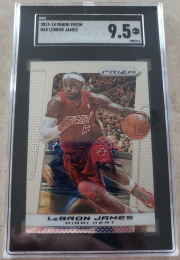 Lebron James 2013 Prizm #65 SGC 9.5 