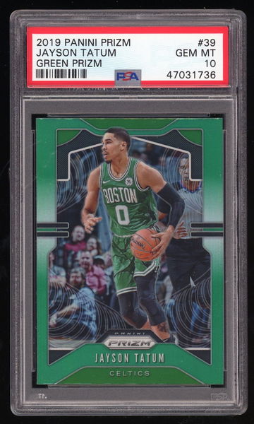 2019 Prizm Green Jayson Tatum