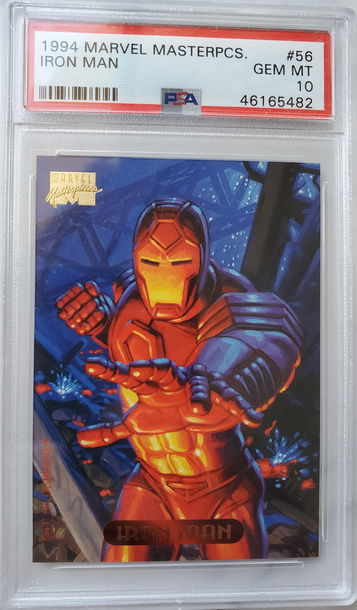 1994 Marvel Masterpieces Iron Man PSA 10