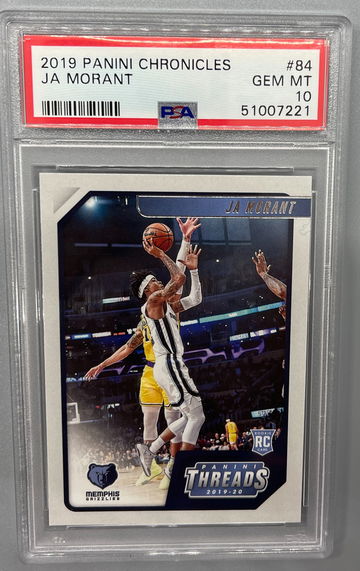 2019 Panini Chronicles Ja Morant Rookie PSA 10