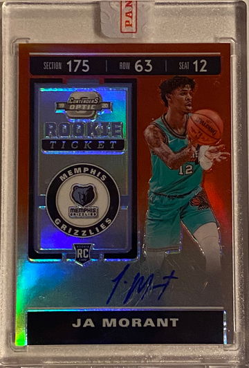2019-20 Panini Contenders Optic Rookie Ticket Autograph Ja Morant #106 #’d 116/149