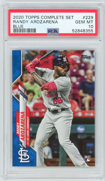 2020 Topps Randy Arozarena Blue Parallel /299