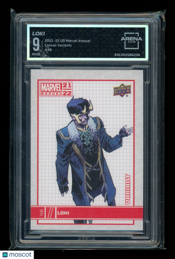 2021-22 Upper Deck Marvel Annual Canvas Variants #416 Arena Club 9
