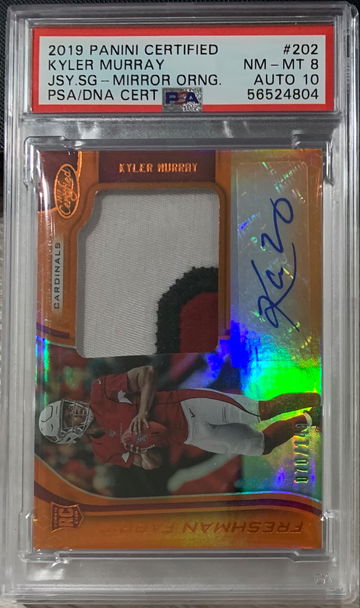 2019 Panini Certified Kyler Murray Jersey Signatures /149