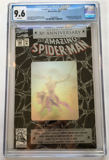 AMAZING SPIDER-MAN #365 CGC 9.6 1st  SPIDER-MAN 2099 FREE S/H.