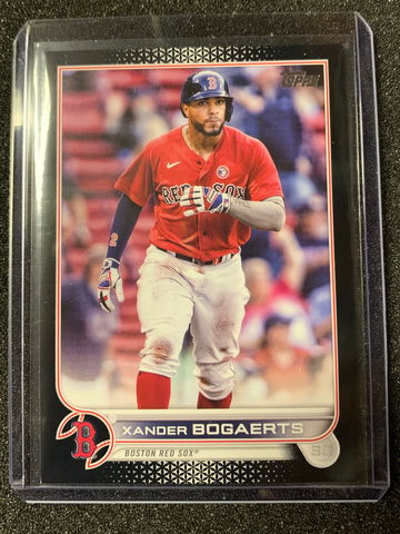 2022 TOPPS SERIES 1 Xander Bogaerts Black SP #71