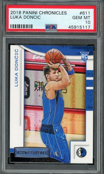 Luka Doncic 2018 Panini Chronicles Rookie PSA 10