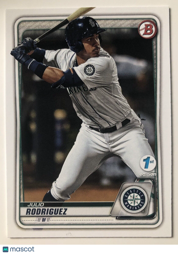 JULIO RODRIGUEZ 2020 Bowman 1st Edition #BFE-19 Seattle Mariners