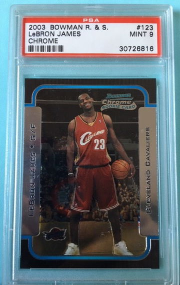 2003 Bowman Chrome Lebron James