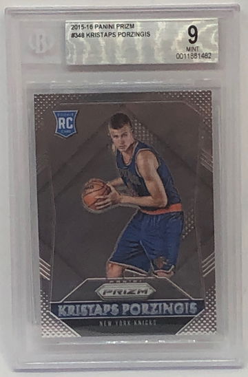 2015 Prizm Kristaps Porzingis BGS 9