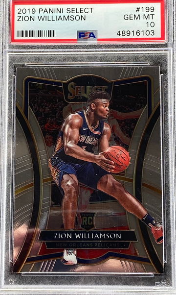 2019 Panini Select Zion Williamson Premier Level PSA 10