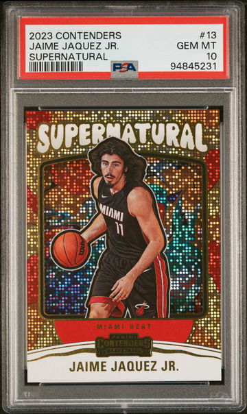2023 Panini Contenders Supernatural Jaime Jaquez Jr. #13 PSA 10