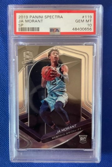 Ja Morant Rookie Spectra SP PSA 10