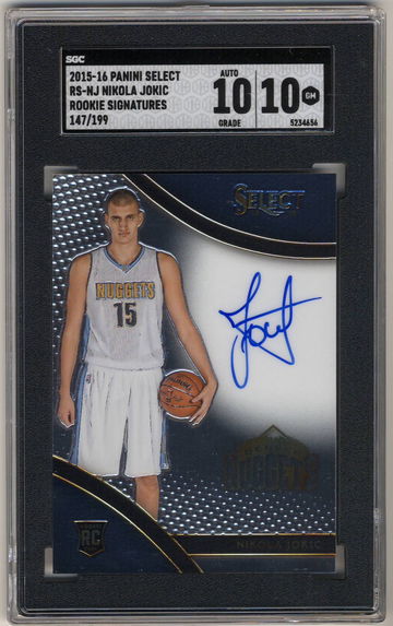 2015-16 Select Rookie Signatures #RSNJ Nikola Jokic