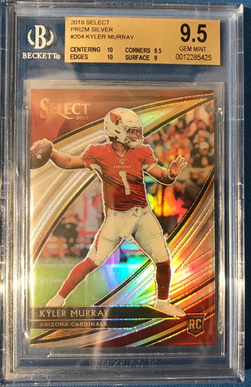 2019 Kyler Murray Select Field Level Silver BGS 9.5
