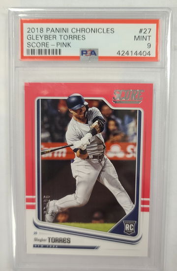 Gleyber Torres 2018 Chronicles Score Pink /25