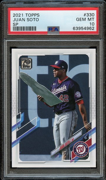 2021 Topps Juan Soto Short Print #330 PSA 10